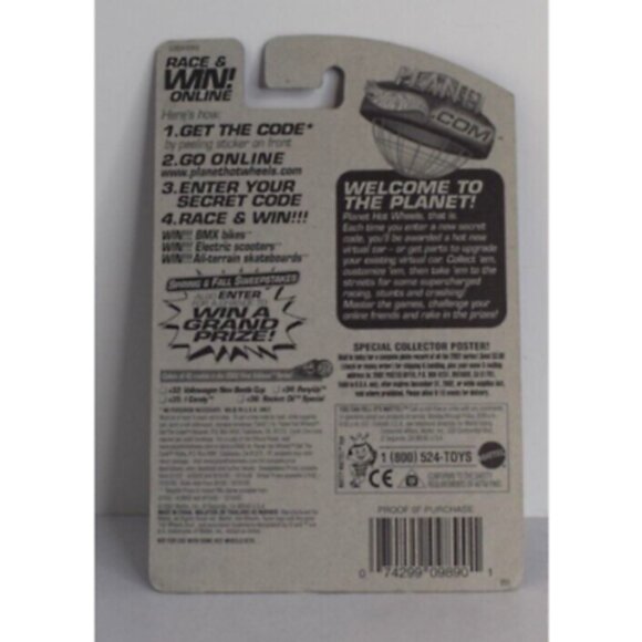 2002 Hot Wheels Rocket Oil Special Car First Editions #48 36/42 Purple 1:64 NEW! - Picture 4 of 8